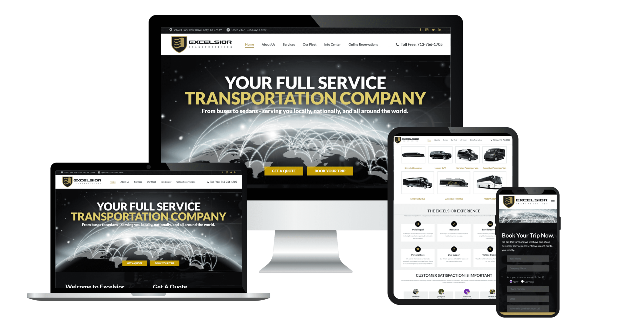 website mockup excelsior transportation devices copy